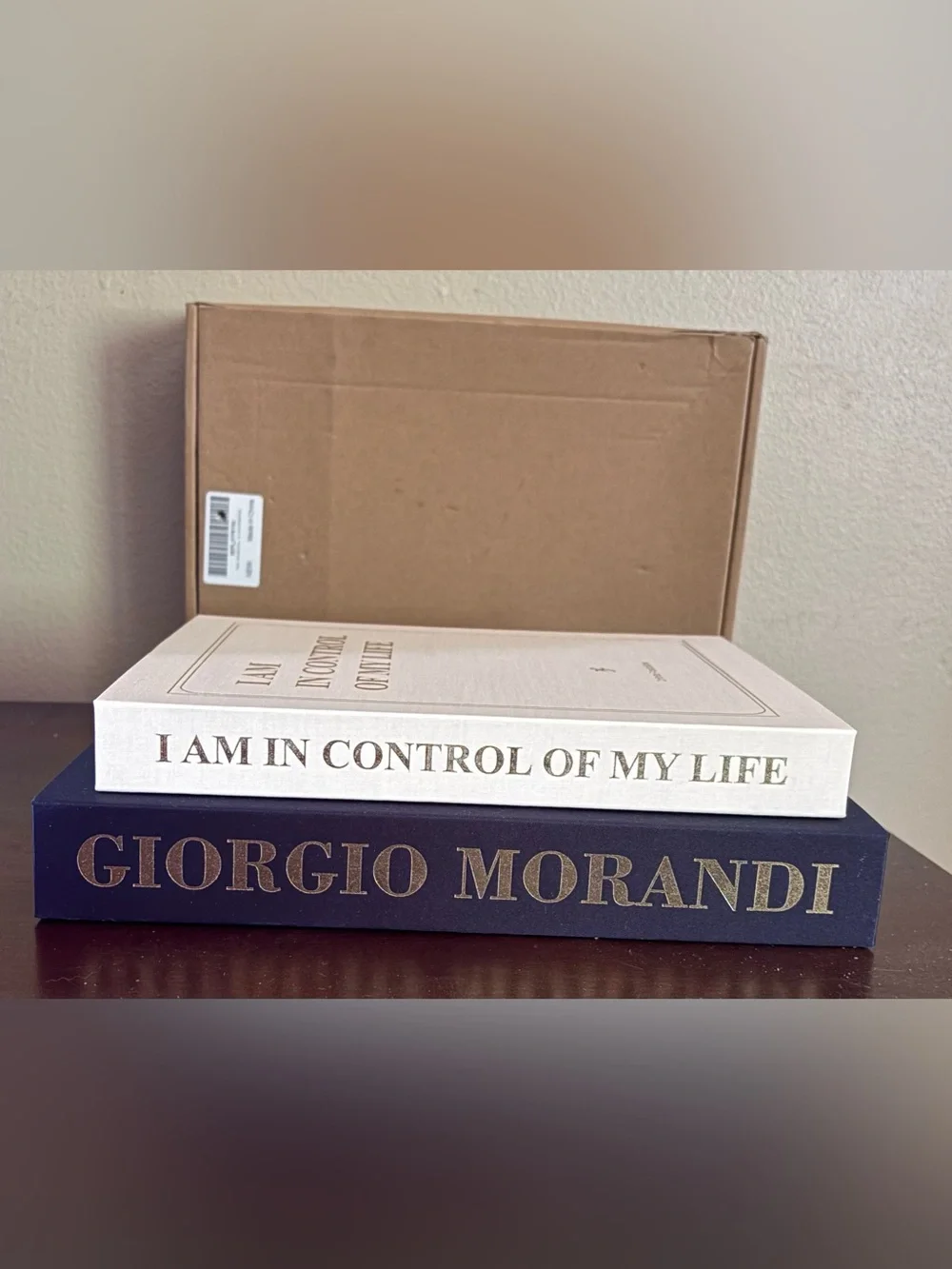 5/$30 Decorative Linen Books - Storage Boxes Set of 2 by Jardin Tesoro NWT